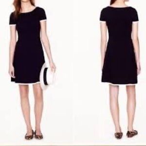 Navy J Crew A-line dress